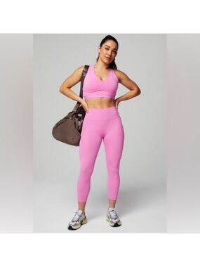 NWOT…. Fabletics PureLuxe Pink Leggings